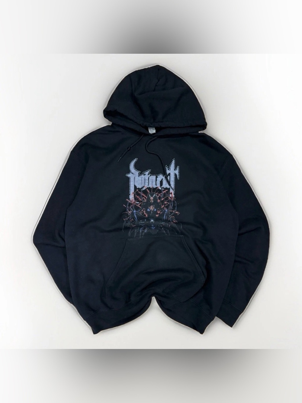Doja Cat Scarlet Spider Hoodie Size Medium Rare Merch Rap Black Sweatshirt